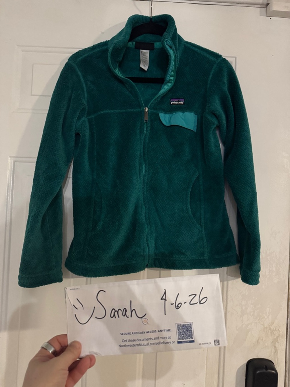 Patagonia adult small  Green Full-Zip Fleece Jacket